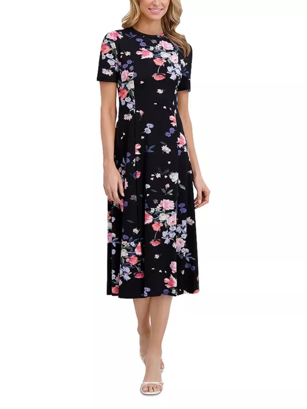 Ted Baker Floral Jersey Midi Dress NWT - Size L